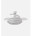 Ventilador Kai 107 cm Blanco con aspas retráctiles