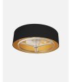 Ventilador DC Anuska 60w negro/oro-oro