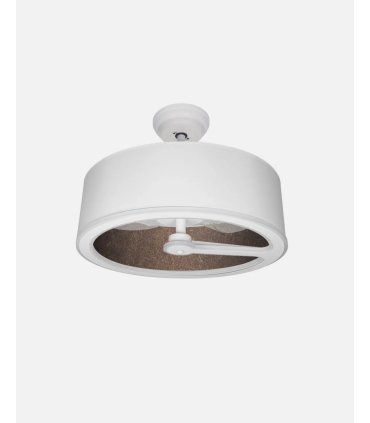Ventilador DC Tatiana 110w blanco/oxido
