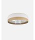 Ventilador DC Olga 24w blanco/madera clara-blanco