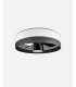 Ventilador DC Olga 24w blanco/madera negra-negro