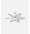Ventilador DC Alves 2xE27 Blanco