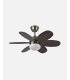 Ventilador DC Alves 2xE27  cuero