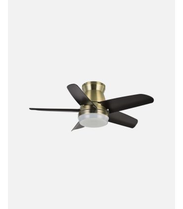 Ventilador DC Neutron 24w cuero/negro