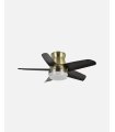 Ventilador DC Neutron 24w cuero/negro