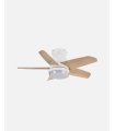 Ventilador DC Neutron 24w blanco/haya
