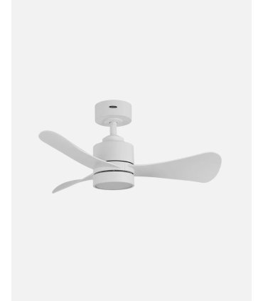 Ventilador DC Zepelin 18w blanco