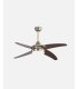 Ventilador 2xE27 DC Klod cuero/cerezo