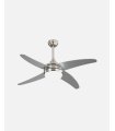 Ventilador 2xE27 DC Klod níquel/plata