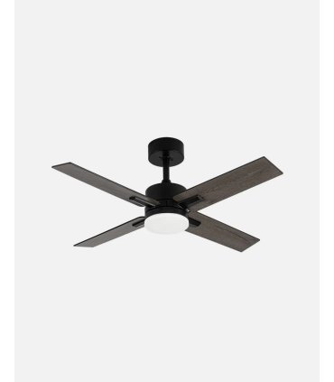 Ventilador DC Talco 20W negro con aspas reversibles negro/gris