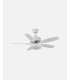 Ventilador DC Braw 30W blanco con aspas reversibles blanco/haya