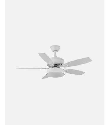 Ventilador DC Braw 30W blanco con aspas reversibles blanco/haya