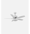 Ventilador DC Braw 30W blanco con aspas reversibles blanco/haya