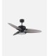 Ventilador DC Cross 30W negro con aspas reversibles gris/roble