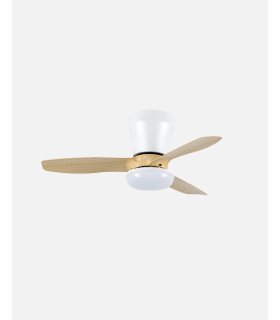 Ventilador DC Cain 15w blanco/haya