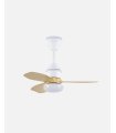 Ventilador DC Asaf 20w blanco/haya