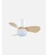 Ventilador DC Enoc 15w blanco/haya