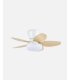 Ventilador DC Haran 15w blanco/haya