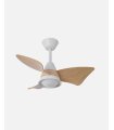 Ventilador DC Jaguar 30w blanco/haya