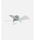 Ventilador DC Gregario  25w verde con aspas reversibles blanco/haya