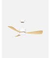 Ventilador DC Yeste 18w blanco/haya