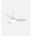 Ventilador DC 48+7w Mandala blanco