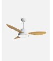 Ventilador DC Hayate 48w blanco/haya