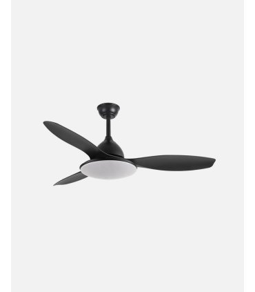 Ventilador DC negro 72w Yael