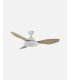 Ventilador DC blanco/haya 72w Yael