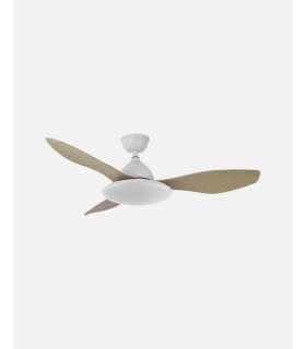 Ventilador DC blanco/haya 72w Yael