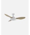 Ventilador DC blanco/haya 72w Yael