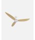 Ventilador DC Genil 24W blanco con 3 aspas color haya