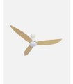 Ventilador DC Genil 24W blanco con 3 aspas color haya