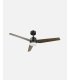 Ventilador DC Captus 22W negro con 3 aspas reversibles negro/roble