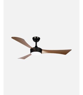Ventilador DC Tormos 18w negro/roble
