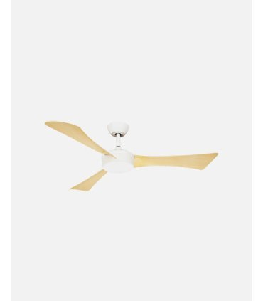 Ventilador DC Tormos 18w blanco/haya