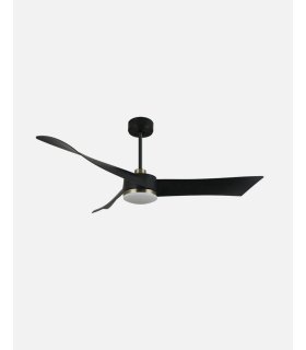 Ventilador DC Tempel 26w negro/cuero