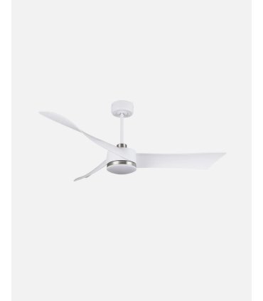 Ventilador DC Tempel 26w blanco/niquel