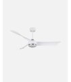 Ventilador DC Tempel 26w blanco/níquel