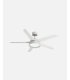 Ventilador DC Lebeche blanco con 5 aspas reversibles blanco/haya