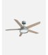Ventilador DC Lebeche verde con 5 aspas reversibles blanco/haya