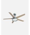 Ventilador DC Lebeche verde con 5 aspas reversibles blanco/haya
