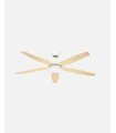 Ventilador DC Altea 24w blanco con aspas en color haya