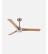 Ventilador DC Coro níquel con 3 aspas reversibles blanco/haya