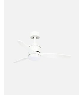 Ventilador DC Barrax 18w blanco con aspas color blanco
