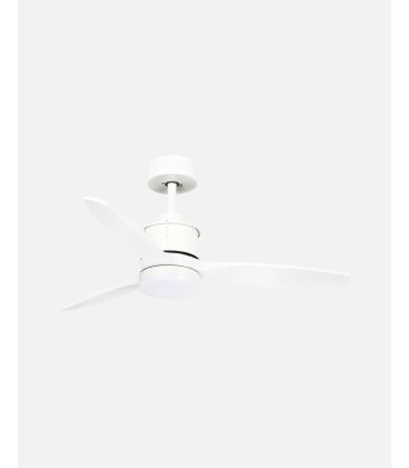 Ventilador DC Barrax 18w blanco con aspas color blanco