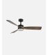 Ventilador DC Oriente 26w negro con 3 aspas color roble
