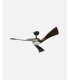 Ventilador DC Janubi 22w negro con 3 aspas color roble