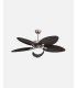 Ventilador DC Borasco 24w níquel/marrón