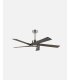 Ventilador DC Nadir níquel/rustico sin luz